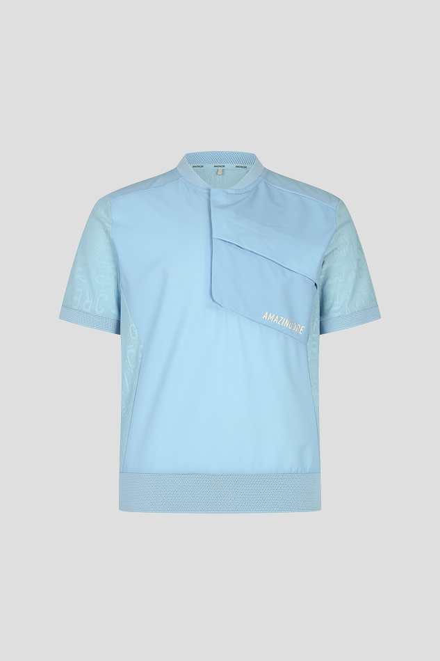 26MEN AI1 AIR CIRCUIT HYBRID TSHIRT-BLUE