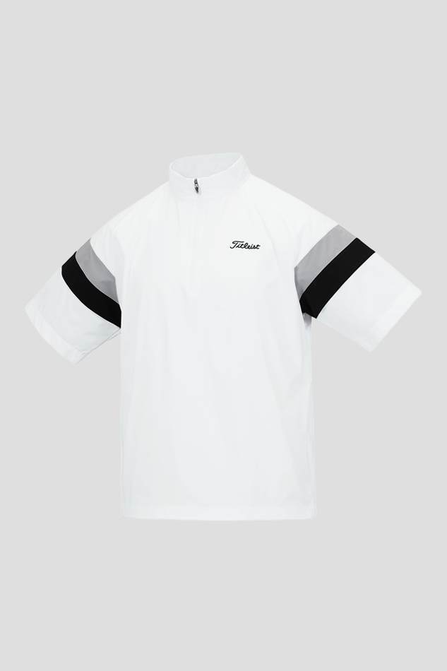 26HALF ZIP ANORAK-WHITE