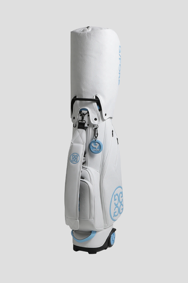 26SKULL PATTERN CADDIE BAG WOMEN-WHITE