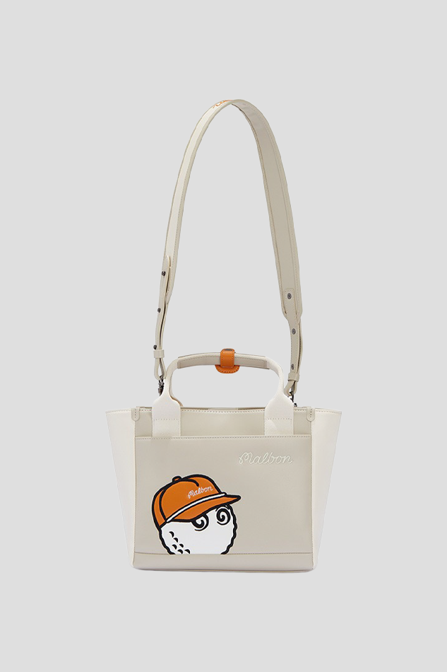 26CLUBHOUSE SIGNATURE TOTE BAG-KHAKI