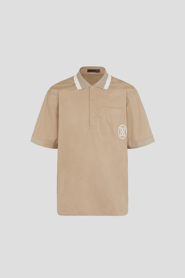 26S SHORT SLEEVE SHIRT MEN-KHAKI