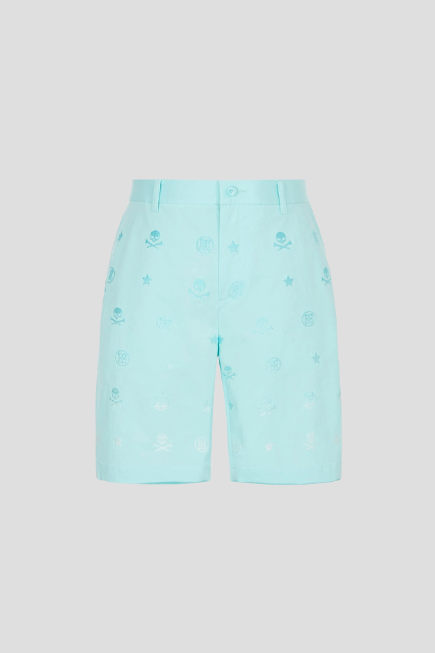 26S GRADATION EMBROIDERY SHORT MEN-MINT