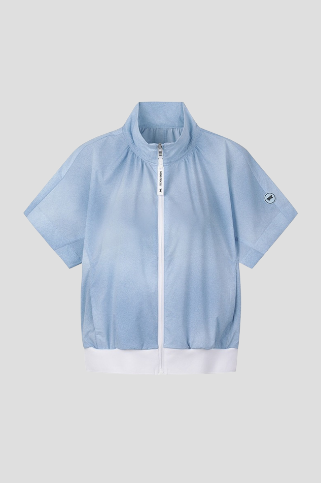 26S WOMEN GRADATION PATTERN JACKET-BLUE