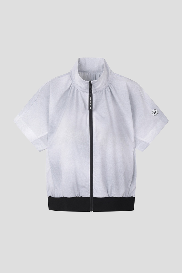 26S WOMEN GRADATION PATTERN JACKET-GRAY
