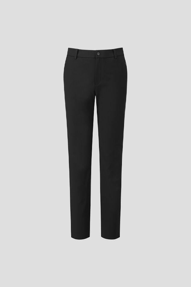 26S MEN SLIM FIT PANTS-BLACK