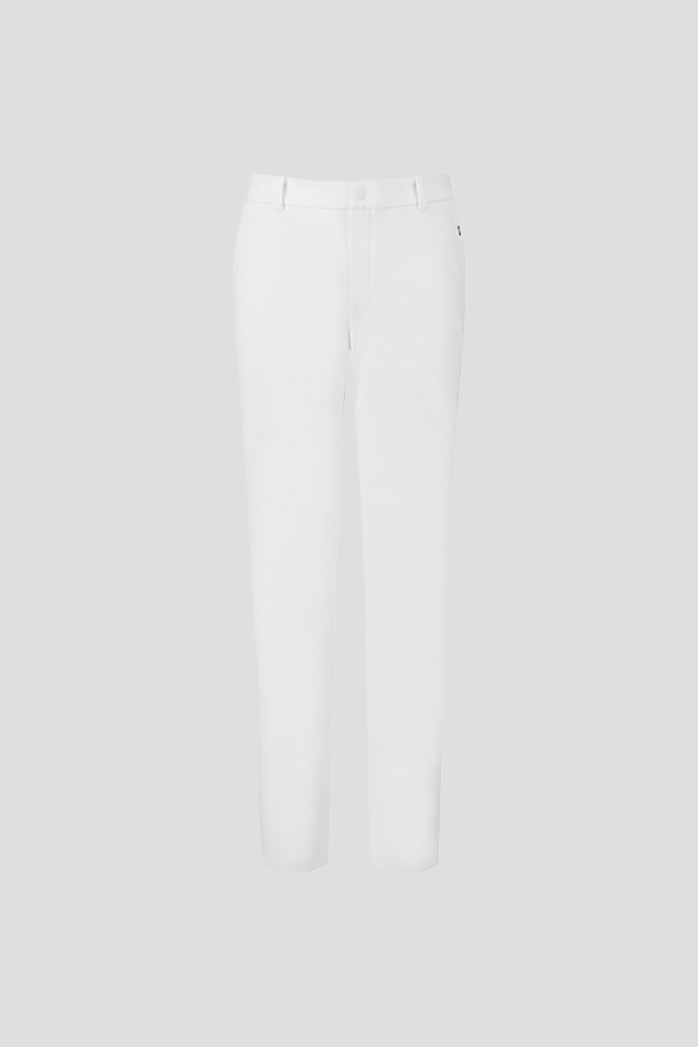 26S MEN SLIM FIT PANTS-WHITE