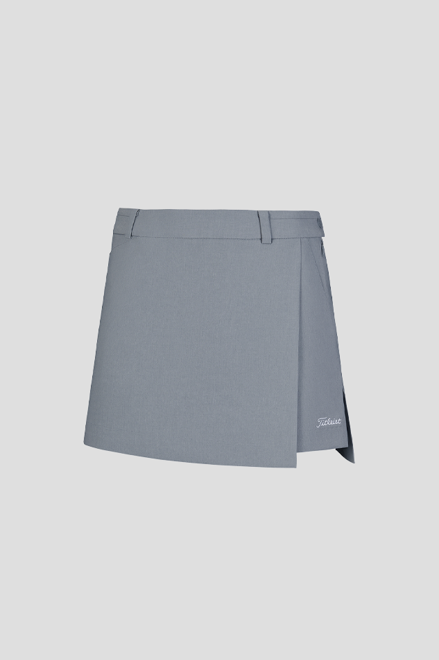 26S A LINE WRAP SHORTS-GRAY