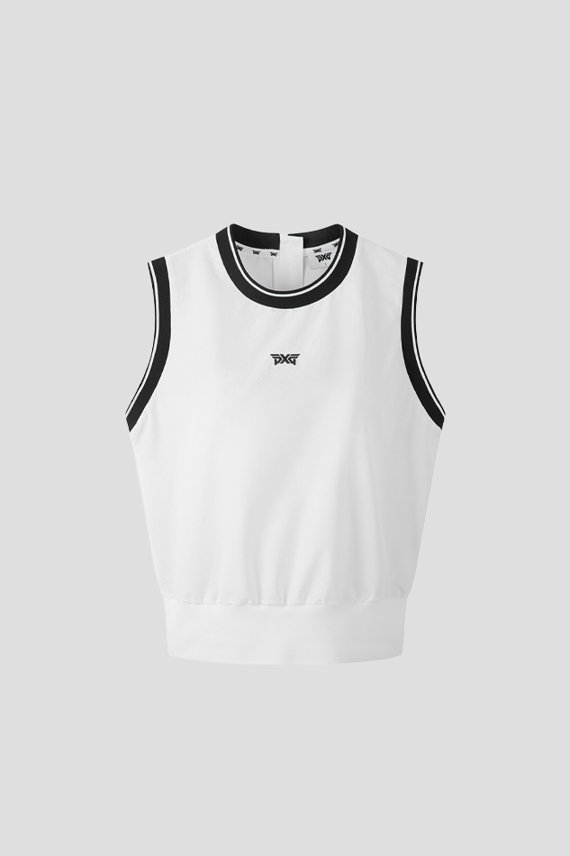26WOMEN AIRHOLE SLEEVELESS-WHITE
