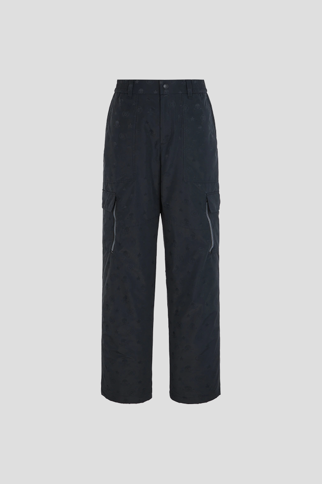 26JACQUARD SET UP PANT MEN-NAVY