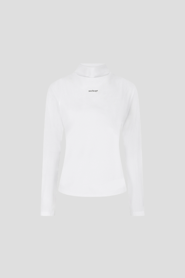 26WOMEN SHEER HIGH NECK BASE LAYER ICE-WHITE