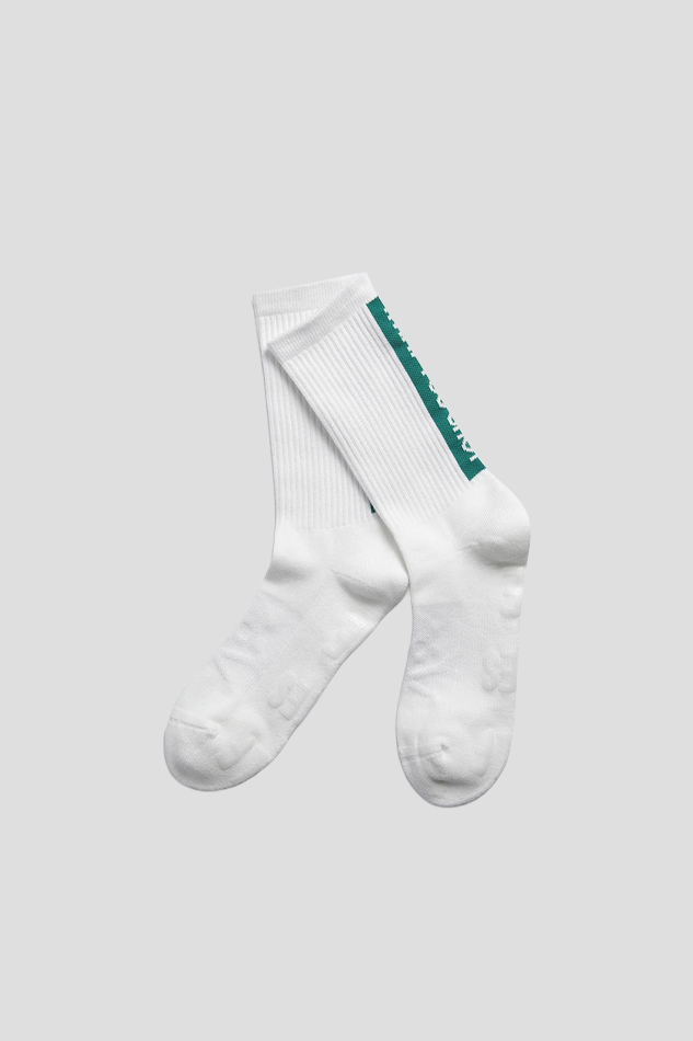 26COLOUR BLOCK CREW SOCK MEN-GREEN