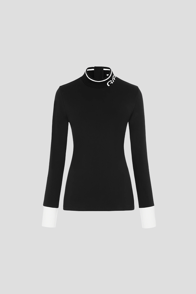 26HALF NECK BASE LAYER WOMEN-BLACK