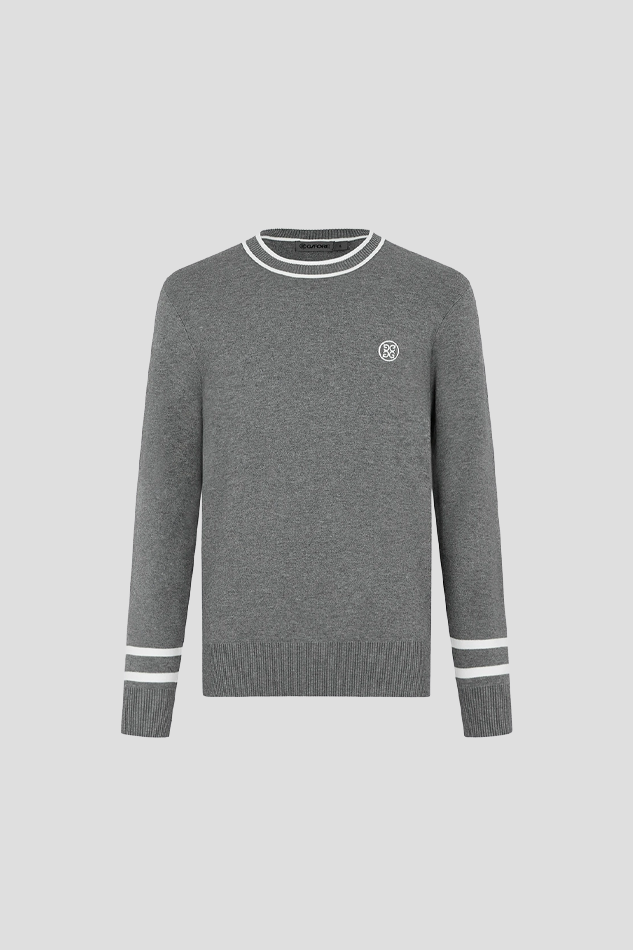 26CREWNECK SWEATER MEN-GRAY