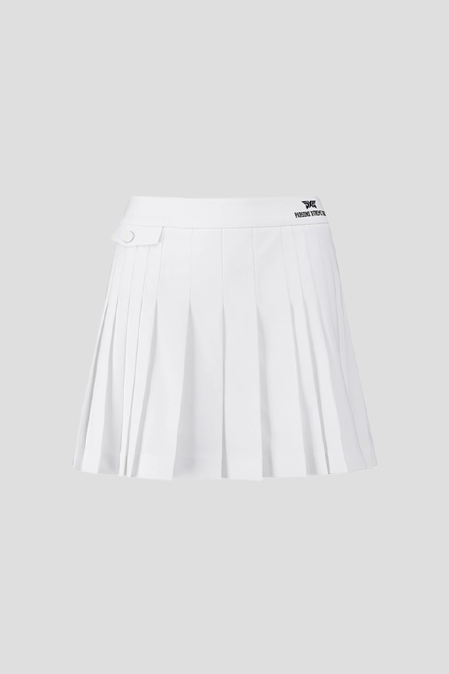 2026WOMEN PLEATED SKIRT-WHITE