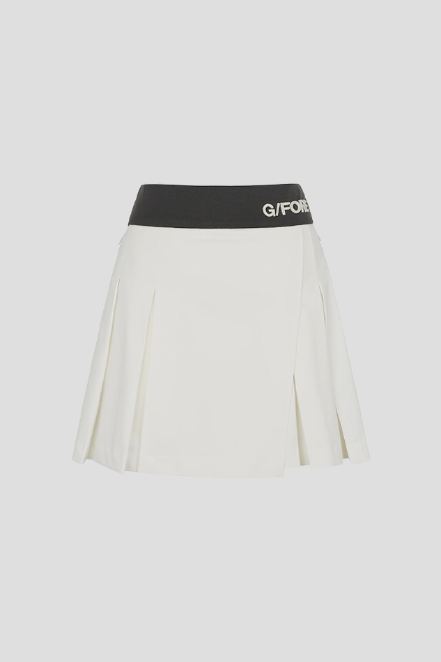 2026ELASTIC WAIST SKORT WOMEN-WHITE
