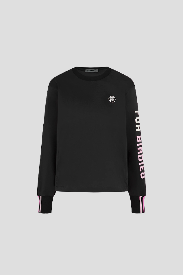 2026WOVEN PULLOVER WOMEN-BLACK