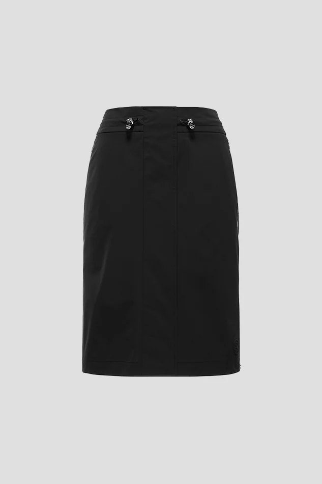 HIDDEN-PLEATED MIDI SKIRT(WOMEN)