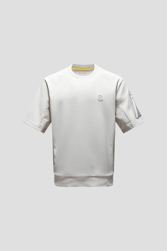 JERSEY WOVEN HYBRID T-SHIRTS
